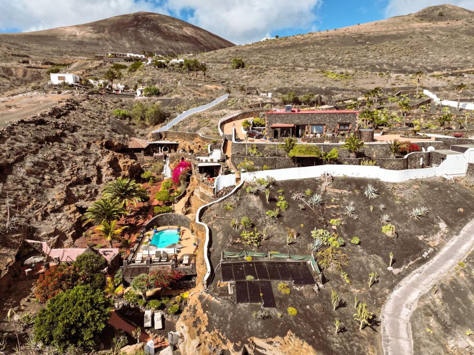 Castillo Lanzarote Villa Sophie - Luxury Villa -Sleep In A Volcanic Cave With Heated Pool Tias Exterior photo