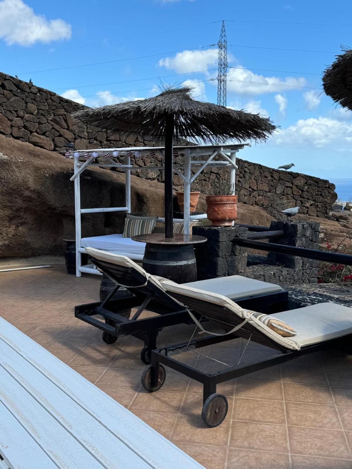 Castillo Lanzarote Villa Sophie - Luxury Villa -Sleep In A Volcanic Cave With Heated Pool Tias Exterior photo