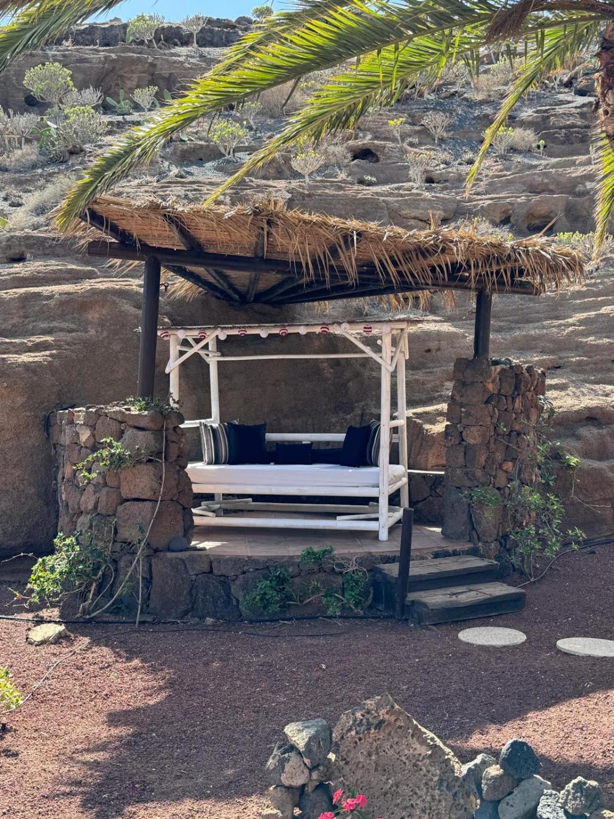 Castillo Lanzarote Villa Sophie - Luxury Villa -Sleep In A Volcanic Cave With Heated Pool Tias Exterior photo